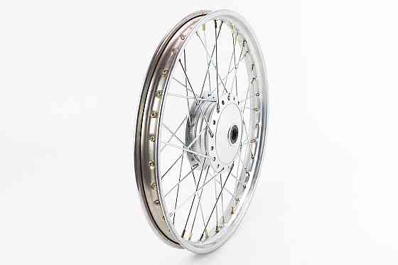 Диск передній спицьований (колесо) 1,2-17" DELTA, хром (вісь 10мм) Київ