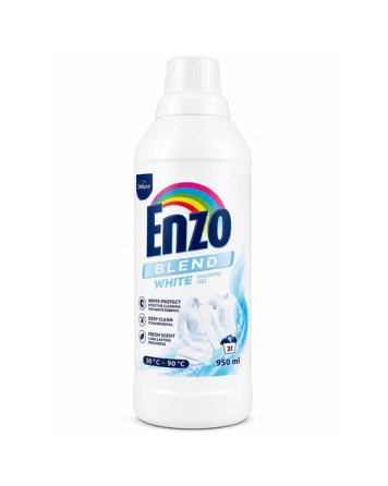 Рідкий засіб для прання DELUXE Enzo Blend White Gel гель для прання білої білизни 0.95 мл 31 прання Львів