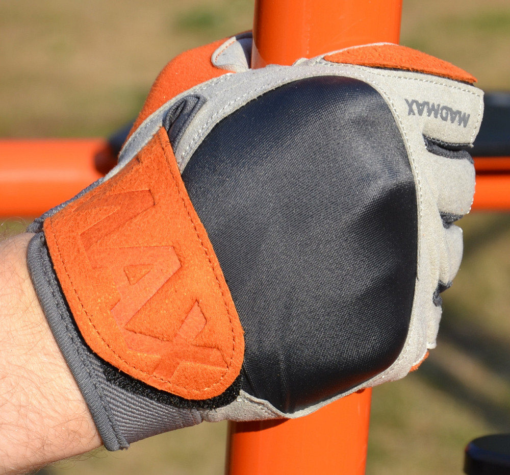 Рукавички для фітнесу MadMax MFG-850 Crazy Grey/Orange XL Луцьк - фото 7