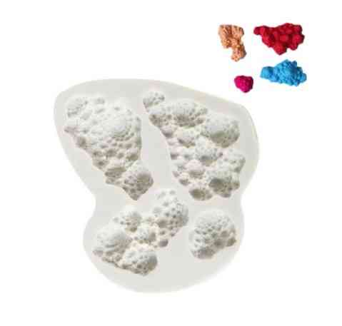 Молд силиконовый Кораллы 90 на 90 мм серый Киев