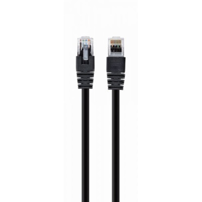 Патч-корд 10м UTP cat 5e CCA black Cablexpert (PP12-10M/BK) Винница - изображение 1