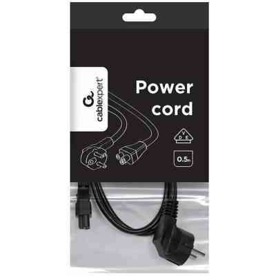 Кабель живлення C5 0.5m 0.75mm2 Cablexpert (PC-186-ML12-0.5M) Вінниця