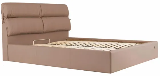 Кровать Edinburgh Comfort 140 х 190 см Fly 2213 С подъемным механизмом и нишей для белья Светло-коричневый Киев