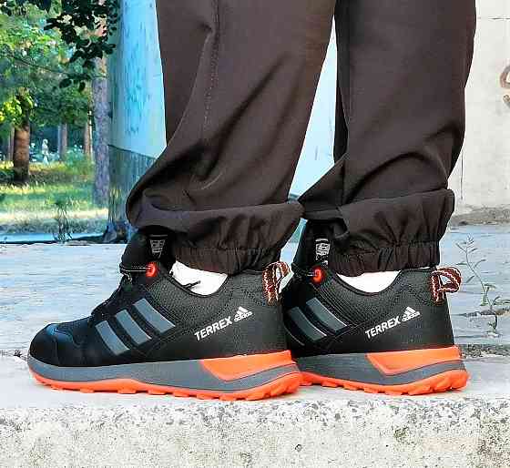 Термо Кроссовки Adidas Terrex Мужские Черные Адидас Терекс Еврозима Gore-Tex (размеры: 42) Днепр