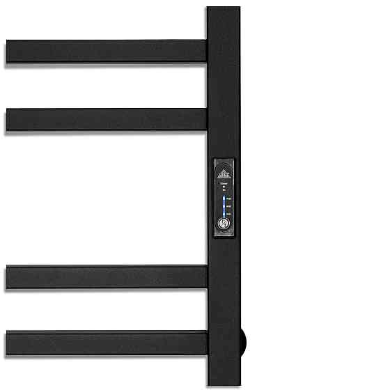 Електрична рушникосушка Laris Зебра Імідж ЧКЧ12 350Х900 чорний, праве підключення Київ