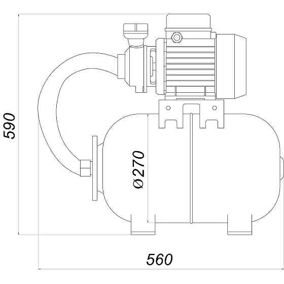 Насосна станція Saer TR-E (Насос KF-6 1,5кВт) (000022263) Київ