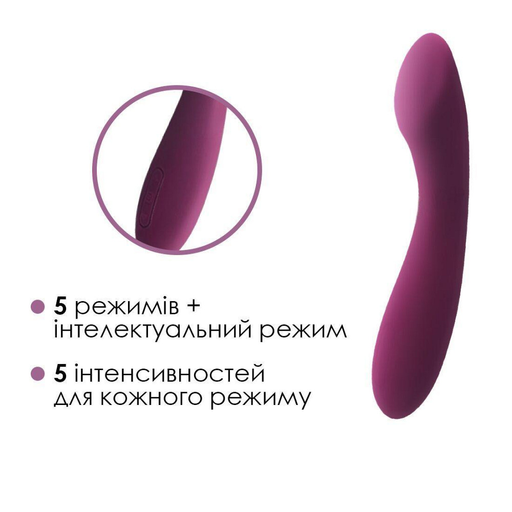 Вибратор для точки G с интеллектуальным режимом Svakom Amy 2 Violet Sex Aura Киев - изображение 3