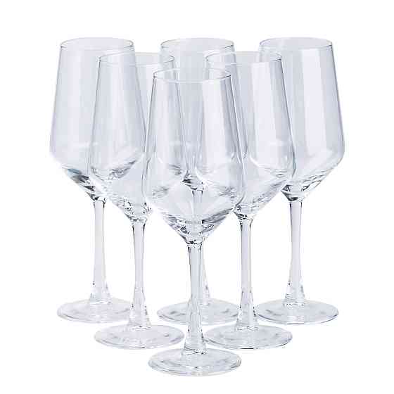 Набір келихів для шампанського 6 штук по 400 мл HP562 Київ