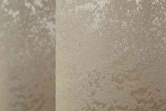 Комплект коротких штор VR-Textil Льон мармур Pavliani № 1170ш Бежевий 130х170 см 2 шт (35-0028) Київ