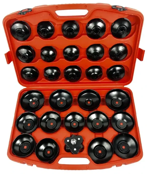 Набір знімачів масляних фільтрів LEX LXOS30 – 30 од., чашки, з кейсом, Польща Львів - фото 1