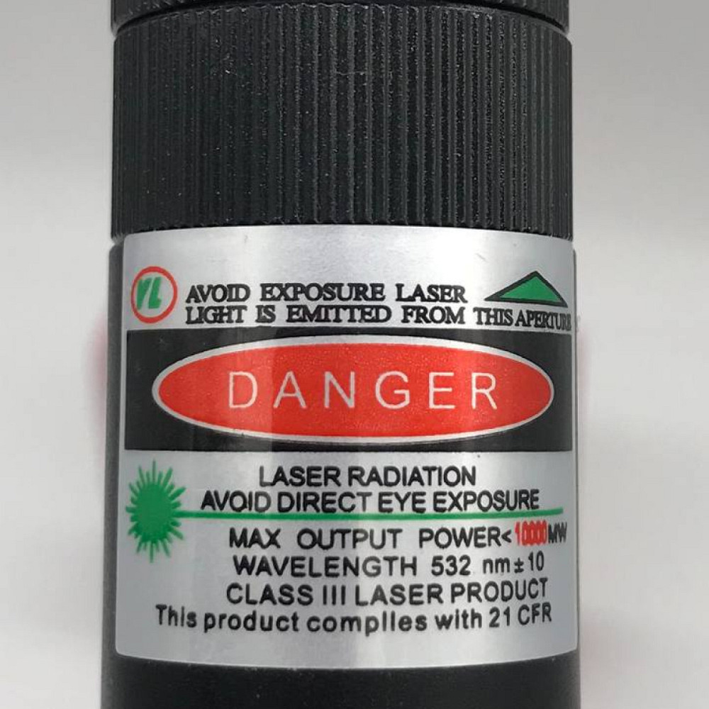 Акумуляторна лазерна указка Laser pointer YL-303 + Подарунок Акумулятор X-Balog / Потужний лазер до 10000м Київ - фото 8