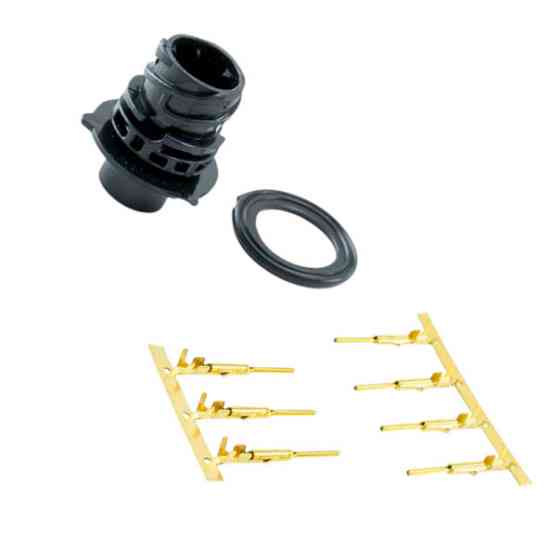 Разъем заднего фонаря грузовики круглый 7к папа Мукачево