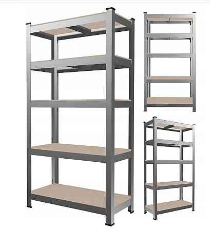 Стелаж металевий 200х90х40 5 полиць (сірий) Київ