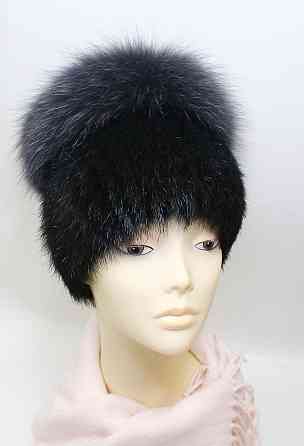 Шапка меховая женская кубанка Сюзанна Графитовый Харьков