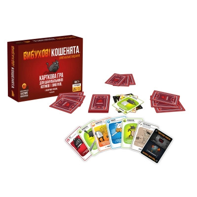 Настільна гра Rozum Вибухові кошенята: Оригінальне видання (Exploding Kittens: Original) (укр.) (EKIEK01UA) Вінниця - фото 2