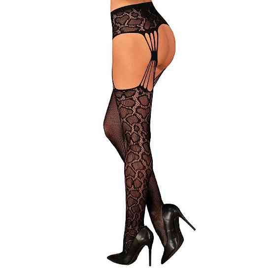 Еротичні колготки-бодістокінг Obsessive Garter stockings S821 S/M/L Sex Aura Київ