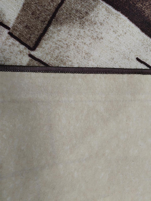 Ковровая дорожка, низкая цена, войлок, цвет: Кофе, Ширина 120 см. Каменское - изображение 5