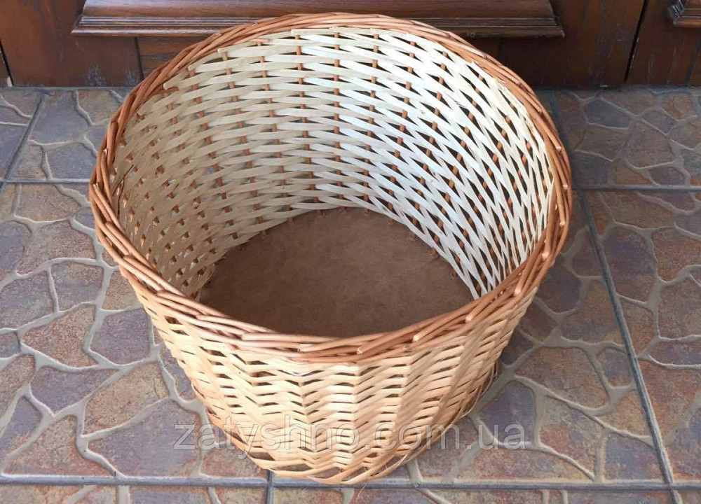 Кошик плетений для квітів із лози Київ - фото 3