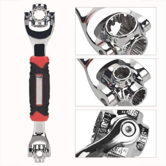 Универсальный ключ 48 в 1 Universal Tiger Wrench PRO original Сверхпрочный, набор универсальных ключей CK-68 Львов - изображение 6