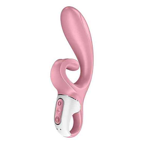 Вибратор-кролик Satisfyer Hug Me с подключением к приложению, розовый Sex Aura Киев