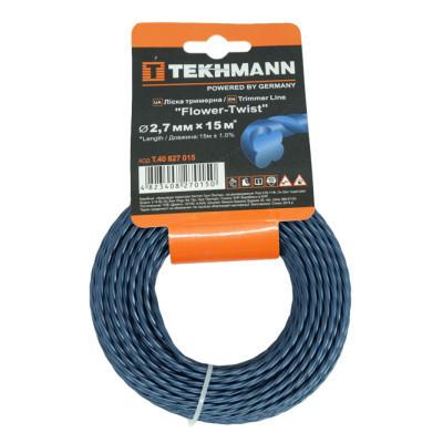 Жилка косильна Tekhmann "Flower-Twist" 2,7 мм x 15 м (T.40827015) Вінниця - фото 1