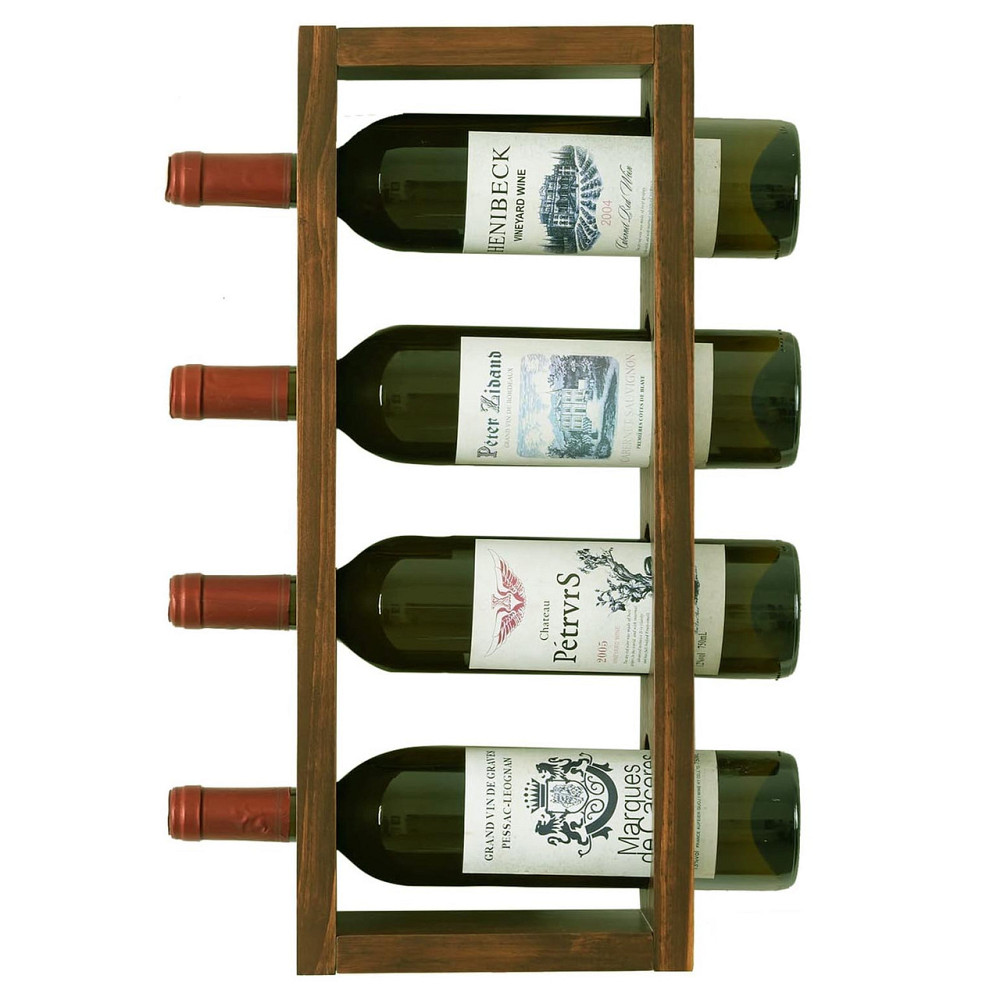 Настенная винная полка 