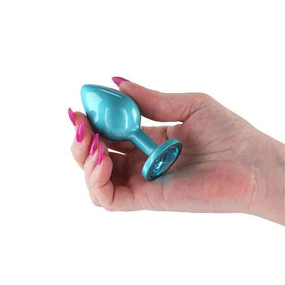 Анальна пробка NS Novelties Rear Assets — Iridescent Teal — Medium — Teal Sex Aura Київ
