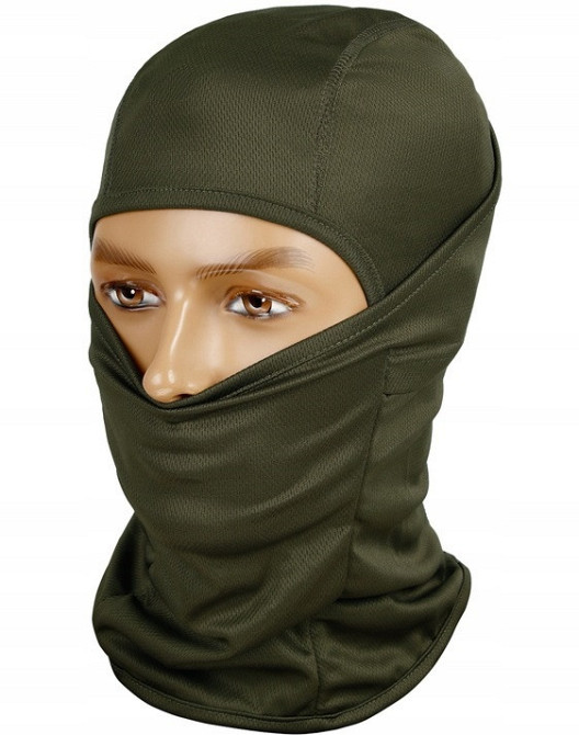 Універсальна Балаклава багатофункціональна термоактивна 1 отвір Mil-Tec від Sturm (12110101) Olive Нововолинськ - фото 3