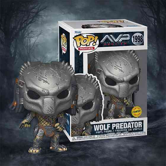 Ігрова фігурка Funko POP! серії Чужі проти Хижака S3 - Хижак (Wolf) (W/CH) Дніпро