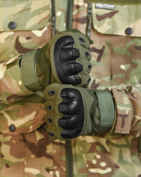 Тактичні перчатки stendboy haki Одеса - фото 3