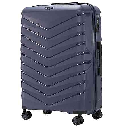 Валіза поліпропіленова WINGS PHX01 велика 75 см синя Київ