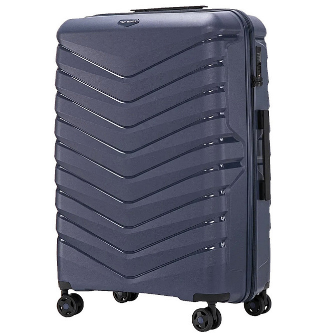 Валіза поліпропіленова WINGS PHX01 велика 75 см синя Київ - фото 1