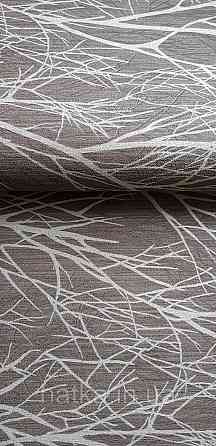 Шпалери вінілові на флізеліні гарячого тиснення Sintra Atmosphere метрові дерева гілки коричневі беж 512043 Київ