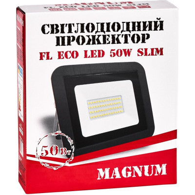 Прожектор MAGNUM FL ECO LED 50Вт slim 6500К IP65 (90011661) Вінниця - фото 4