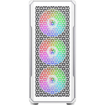 Корпус 2E Gaming Hexagon G338W, без БЖ, 2xUSB 3.0, 1xUSB Type-C, 1x120mm, 3x120mm ARGB, TG Side Panel, AT (2E-G338W) Вінниця - фото 2