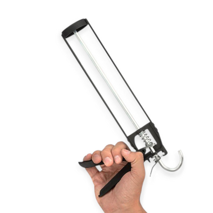 Пистолет для герметиков/силикона 225мм (скелет) усиленный Мукачево - изображение 2