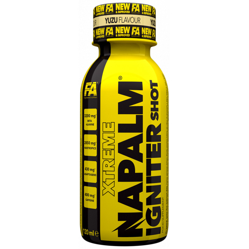 Предтренировочный комплекс Fitness Authority Xtreme Napalm Igniter Shot 120 ml (Mango) Луцк - изображение 1