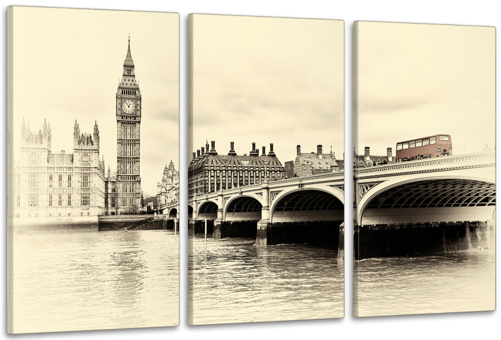 Модульная картина в гостиную / спальню Велика Британія   ART-083_3A 70х130 см Киев - изображение 1