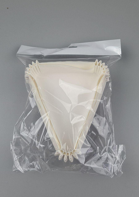 Тартолітка для кексів Тр130 трикутна біла H30 (100 шт.) (1 уп.) Харків - фото 2