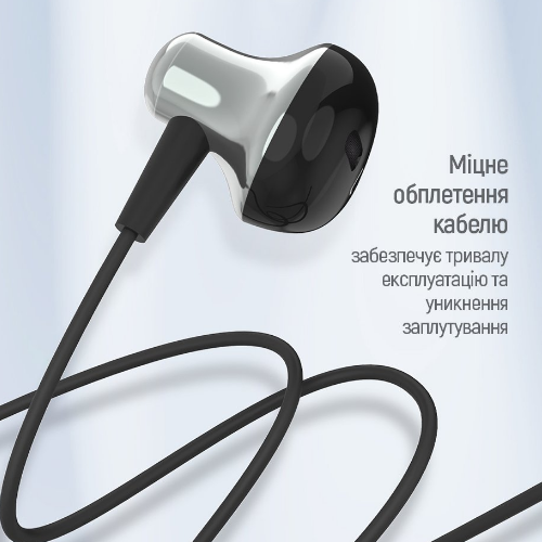 Навушники ColorWay Wired Earphone Blast 1 CW-WD01BK 3,5мм mini-jack чорний Житомир - изображение 10