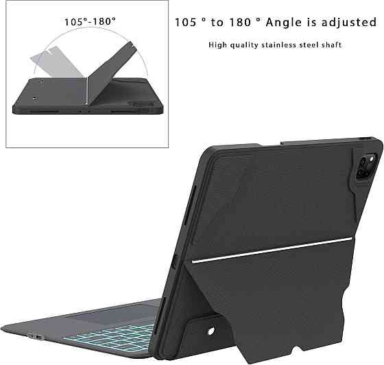 Чехол клавиатура ROOFEI для iPad Pro 12.9 iPad Pro 6/5/4/3 поколения 2022 2021 2020 и 2018 лет Днепр