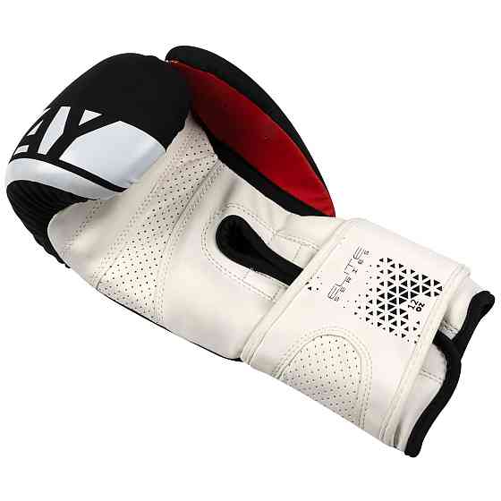 Боксерские перчатки для бокса и единоборств на липучке 10 унций PowerPlay 3086 Matt Challenger черно белые Киев