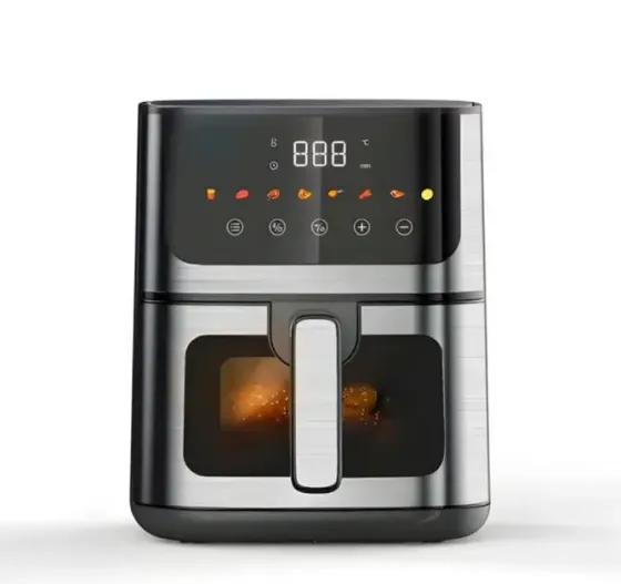 Аэрогриль Rainberg RB 2268 4200W аэрофритюрница безмасляная для приготовления без масла с регулировкой температуры 8 л Коломия