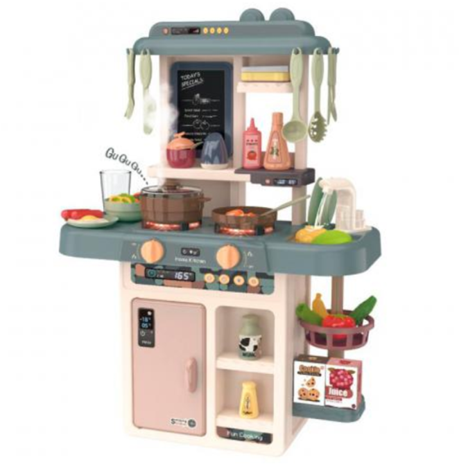 Кухня ігрова Limo Toy з водою паром світлом звуками 42 предмети (889-221) Чернигов - изображение 3