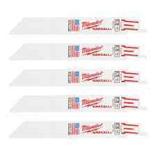 Полотно для шабельної пили MILWAUKEE, 150мм/ крок зуба 2,5/1,8мм, (5шт), (універсальні) Одеса