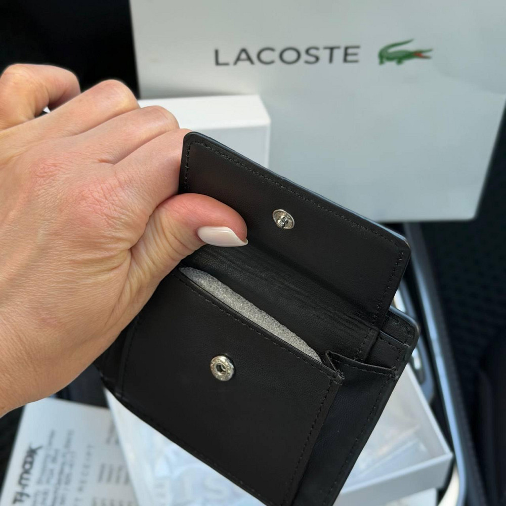 Мужской кошелек Lacoste в фирменной упаковке (В2) Киев - изображение 7