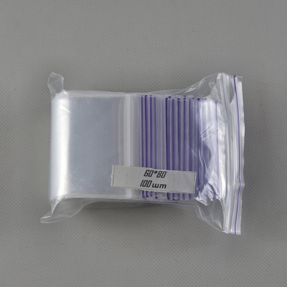 Герметичные пакеты zip lock для мелких деталей и хранения 6x8 (100шт) (1 пачка) Харьков - изображение 3