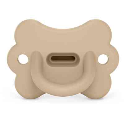 Пустышка Suavinex Colour Essence фізіологічна у формі метелика, 6-18 місяців, бежева (308917) Винница