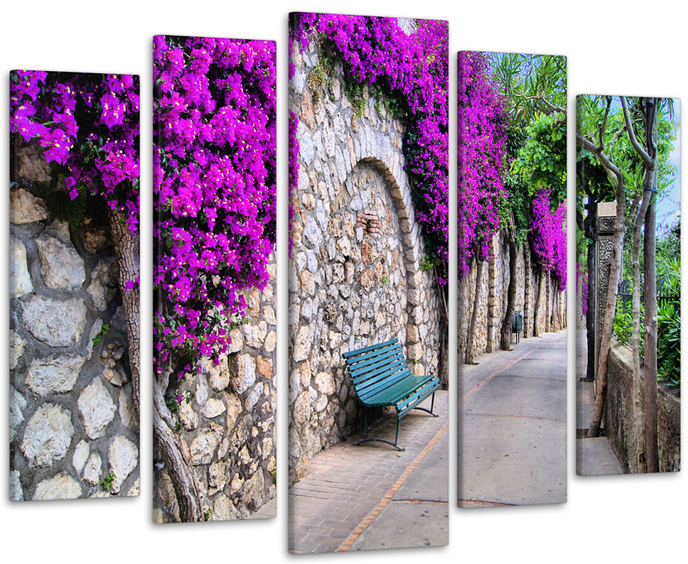 Модульная картина Дорога Цветы Art-154_5 115x170 см Киев - изображение 1