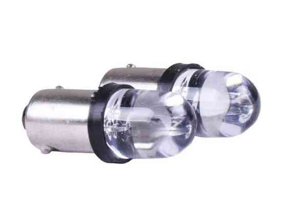 Лампа 1-діодна (поворотів) жовтий скло Т9, к-т: Кабельне Телебачення 2шт. - AM Мукачево